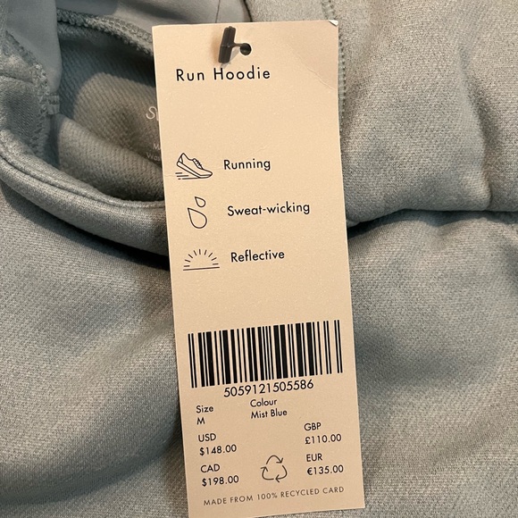 NWT Sweaty Betty Run Hoodie Size Medium - Picture 11 of 14